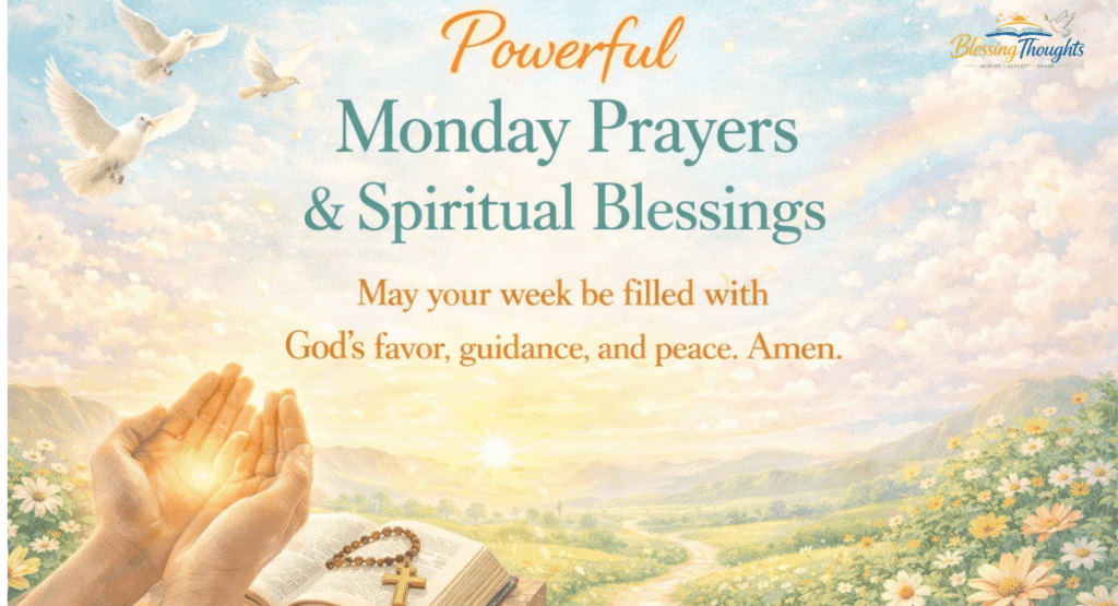 Powerful Monday Prayers & Spiritual Blessings