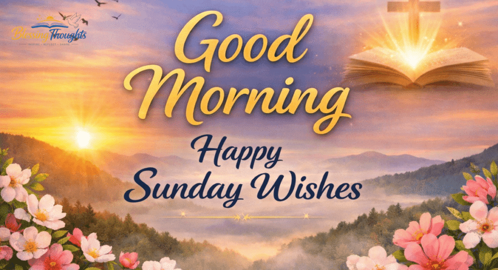 Good Morning Happy Sunday Wishes