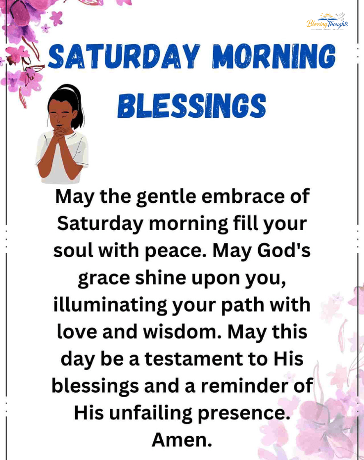 How to Use Saturday Morning Blessings in Daily Life