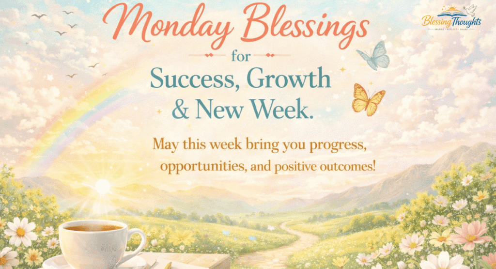 Monday Blessings for Success, Growth & New Week
