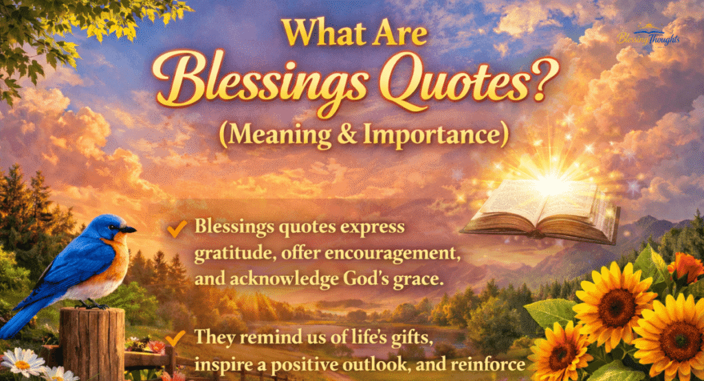 Heart-touching blessings quotes and their deep meanings.