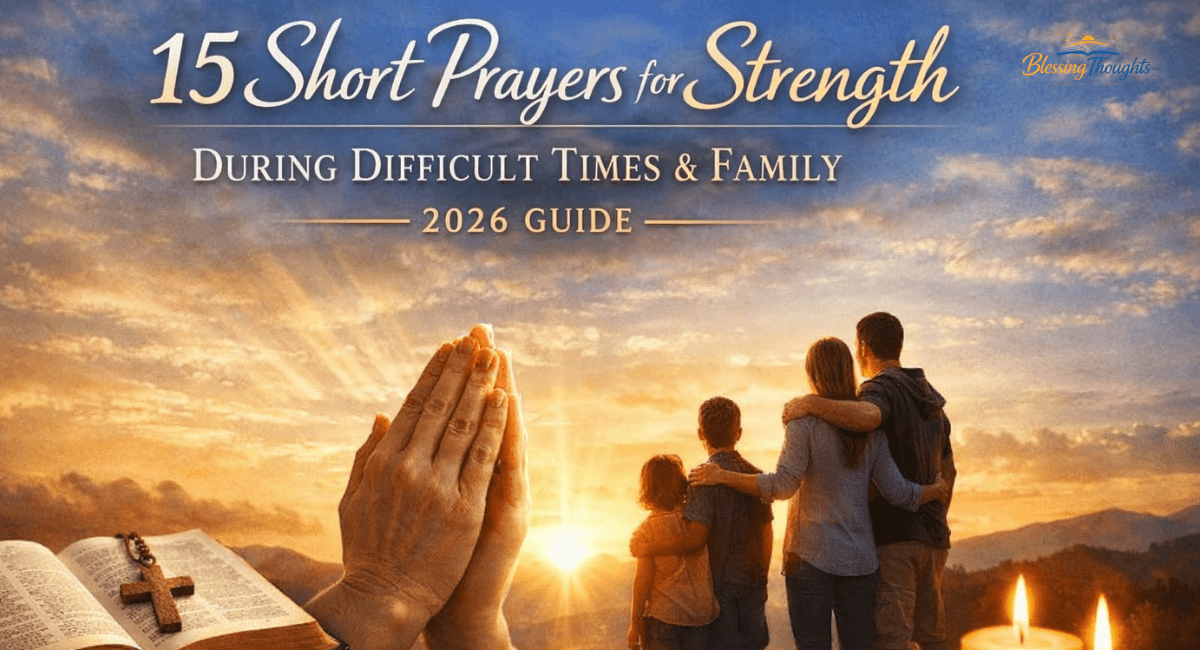 short prayer for strength during difficult times