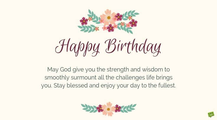 Birthday Blessings and Prayers for Friends
