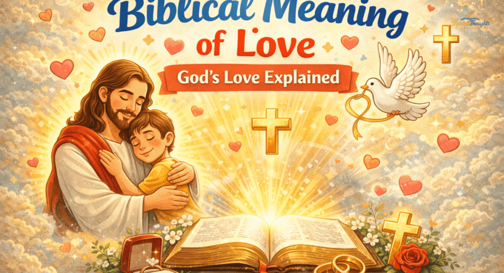 Open Holy Bible showing scripture about the biblical meaning of love and God’s unconditional love