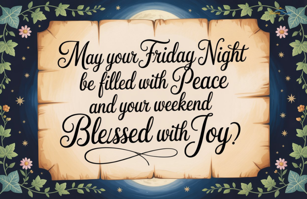Copy-paste Good Night Friday Blessings messages in USA, UK, Canada, and Australia styles.
