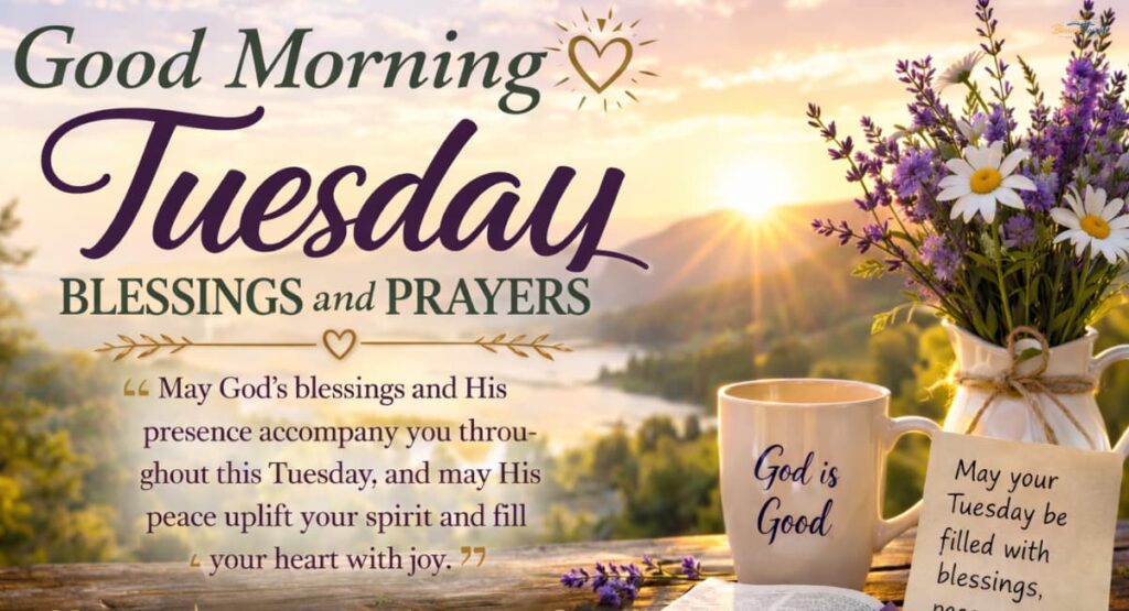 Good morning Tuesday blessings and prayers 2026 images