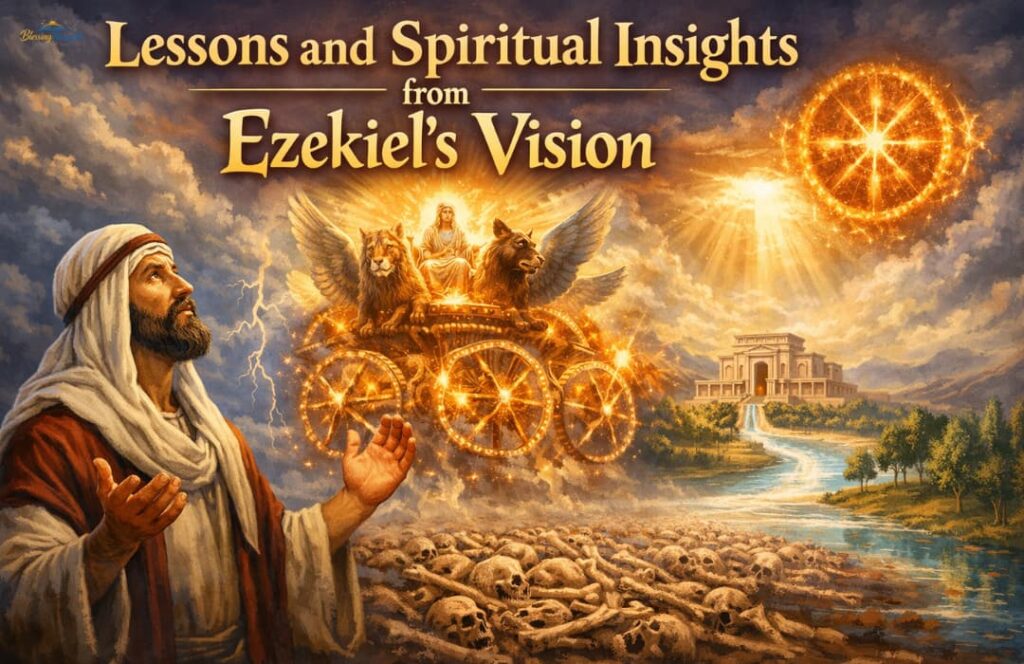 Spiritual lessons and divine insights from the Ezekiel Biblical Angels vision.