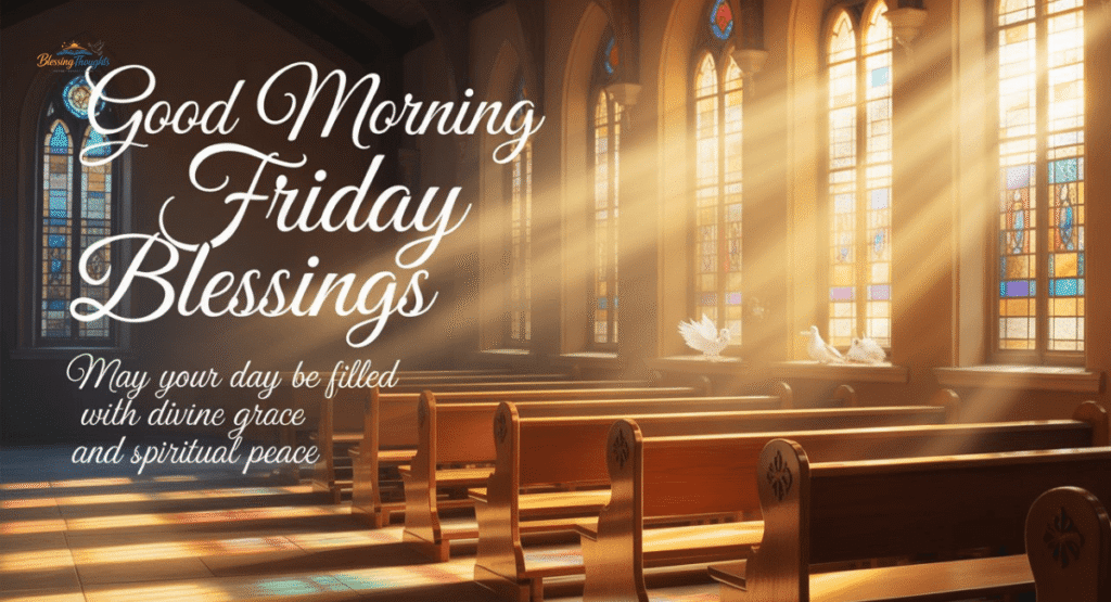 Religious and spiritual Good morning Friday wishes with prayers for peace and blessings