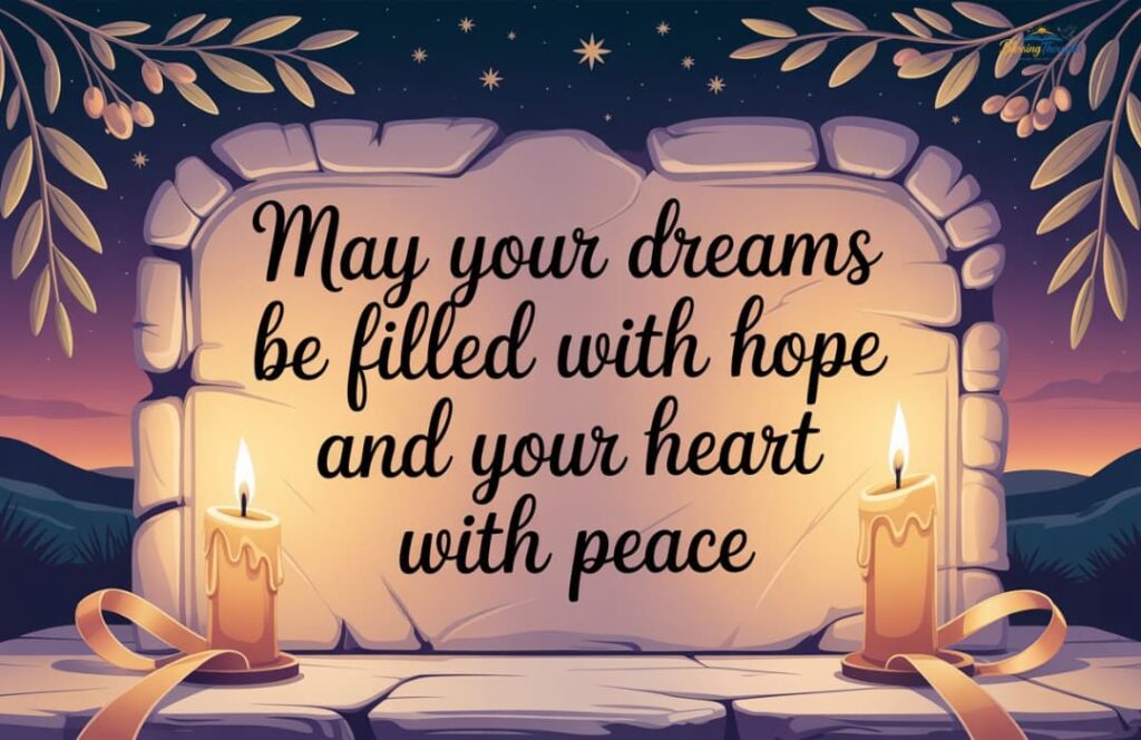 Share Good Night Friday Blessings for positivity and a peaceful night's sleep