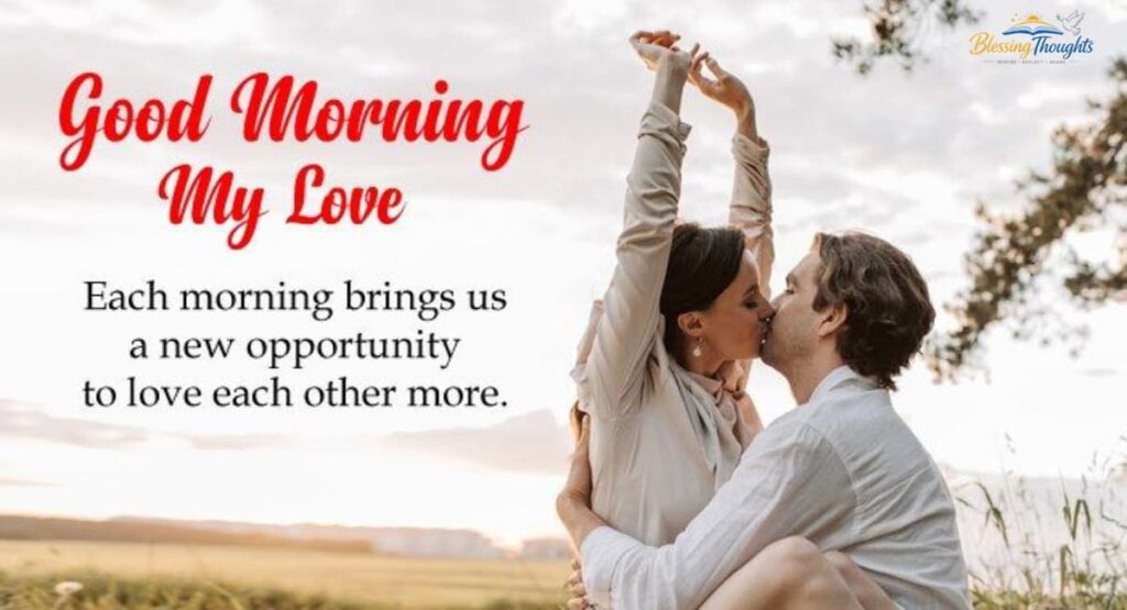 Love-filled morning wishes and sweet and romantic good morning quotes for husband or wife