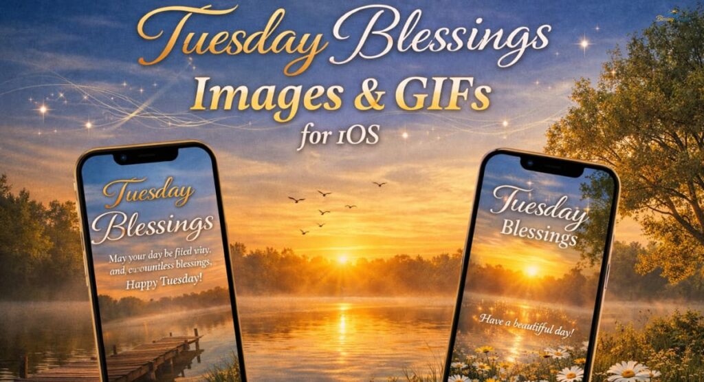 Inspirational Tuesday blessings images and morning quotes 2026
