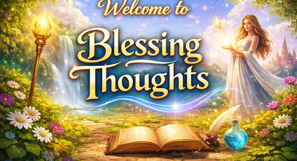 Welcome to blessing thoughts