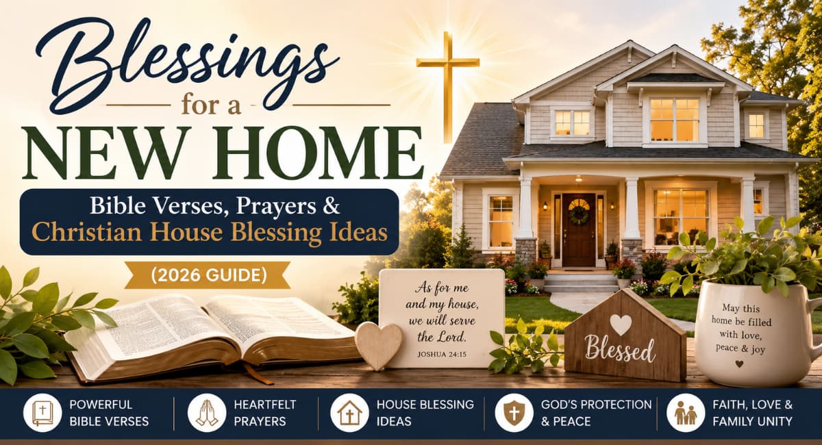Blessings for a new home Bible verses and prayers