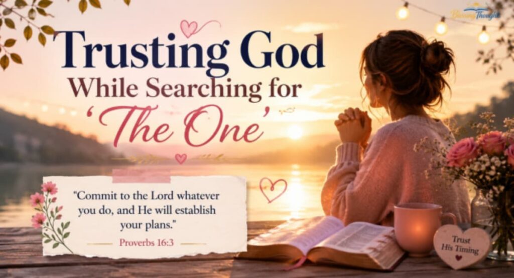 Trusting God while searching for the one with Bible verses about finding your soulmate.